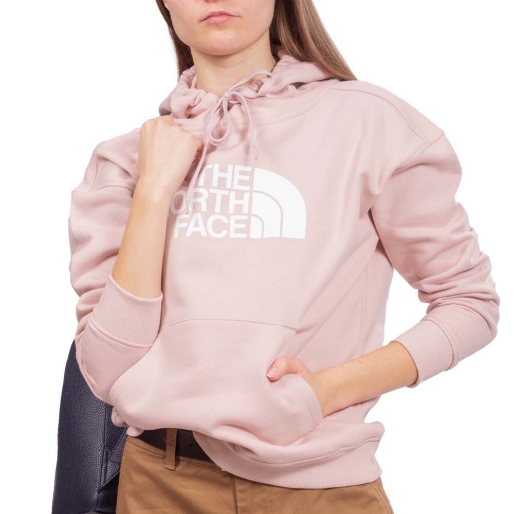 The North Face Half Dome Women’s Pullover Hoodie in Fawn Grey